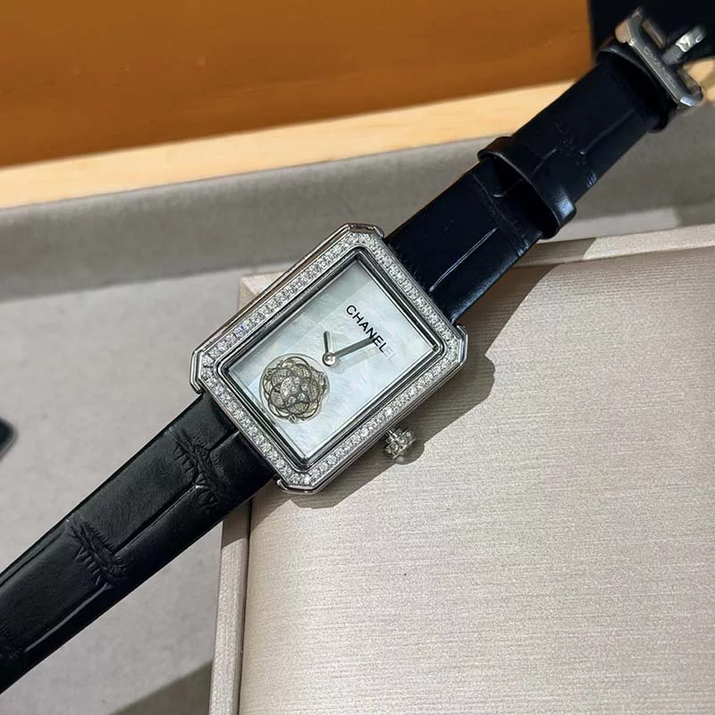 Fashion 36mm Dial Stone-set Bezel Quartz Movement Watch WB-6627031