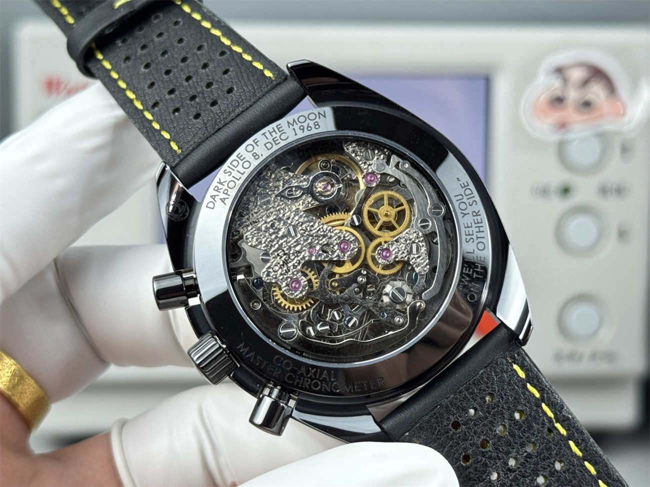 BLS Factory Omega Speedmaster Apollo 8 Replica – Dark Side of the Moon V2 (Real Ceramic)