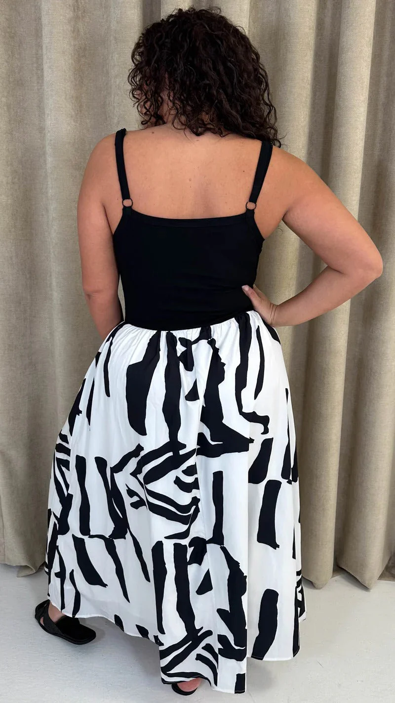 Jersey Cami Maxi Dress Mono