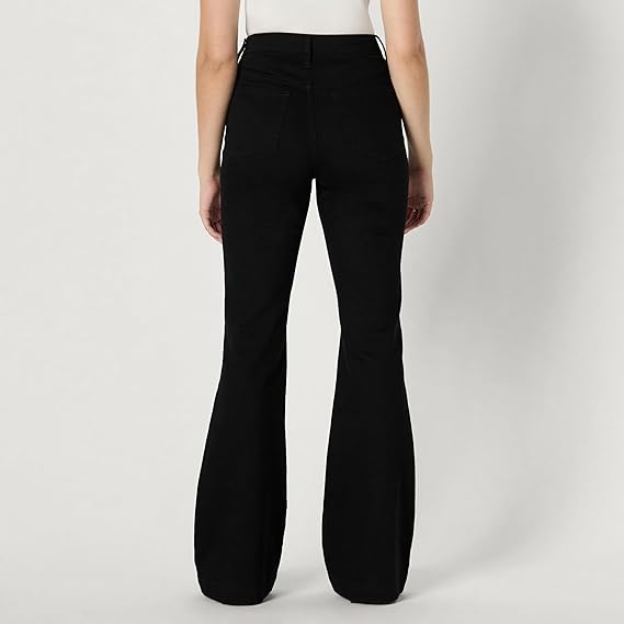 AERLEN Women's High Stretch Flattering High-Rise Flare Jeans