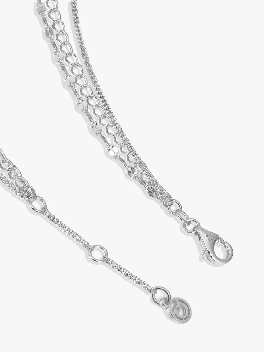 Three Chain Layered Bracelet