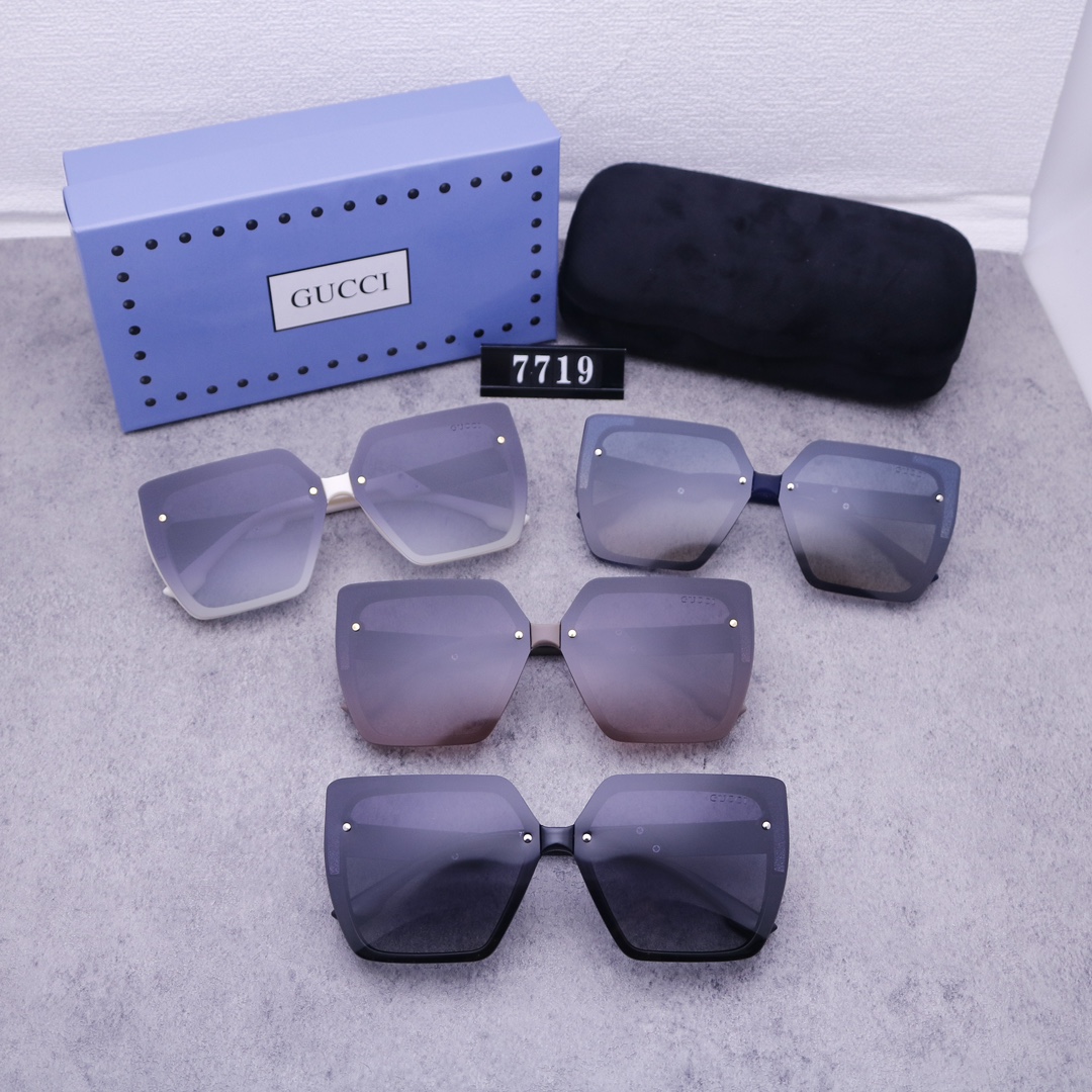 4 Colours Fashion SunGlasses 7719 TYJ-915237