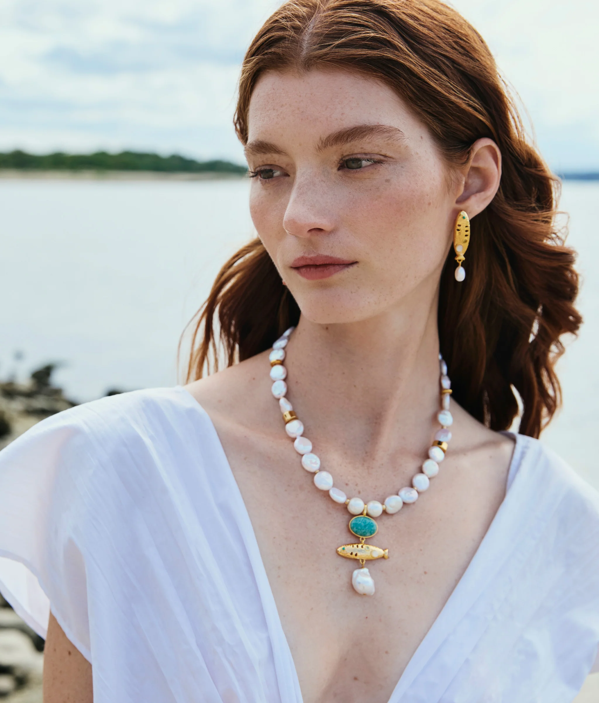 Sardina Pearl Earrings