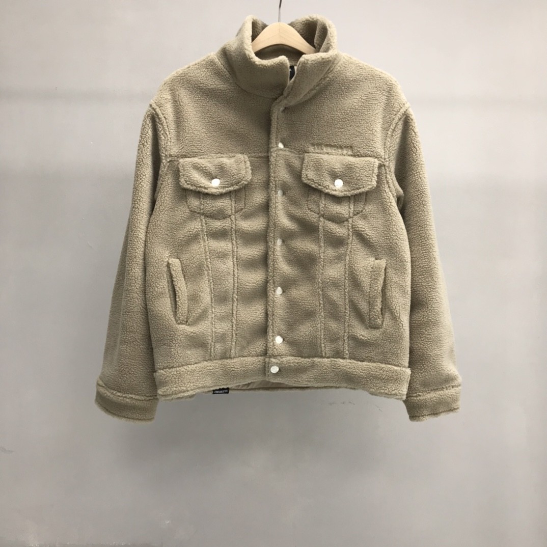 BLCG lettered lambswool jacket