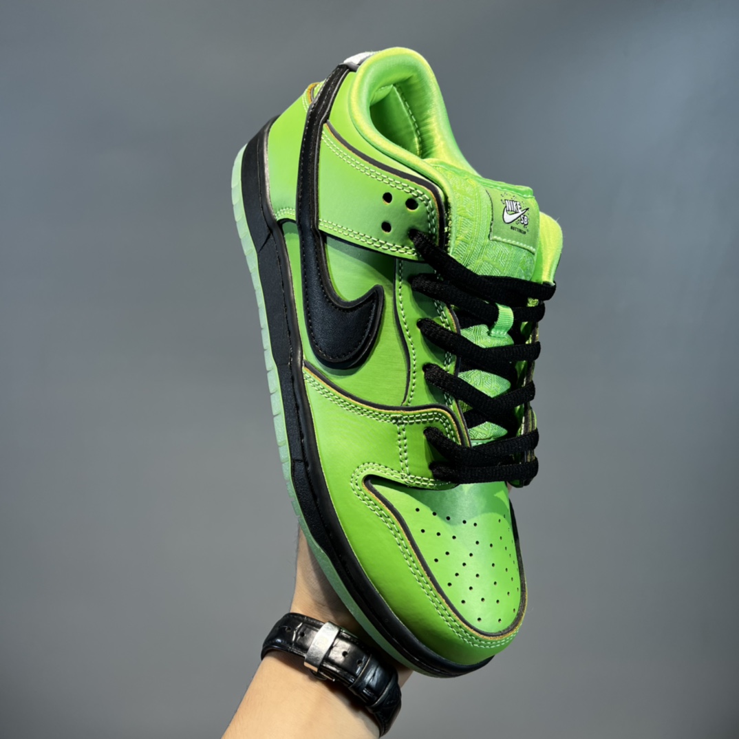 NK SB Dunk Low The Powerpuff Girls Buttercup