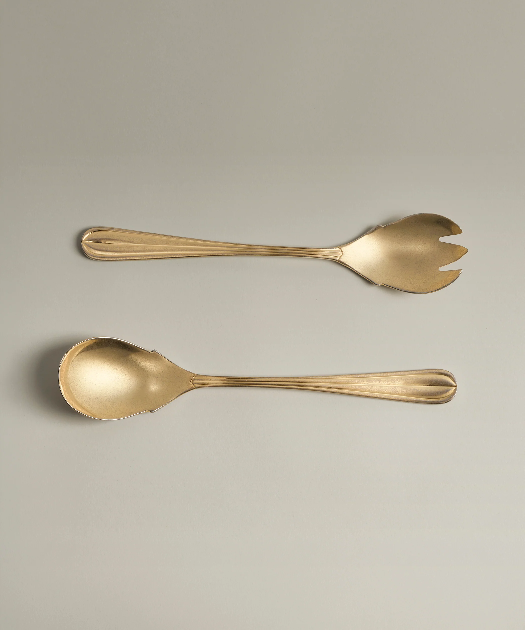 Crescent Serving Fork & Spoon