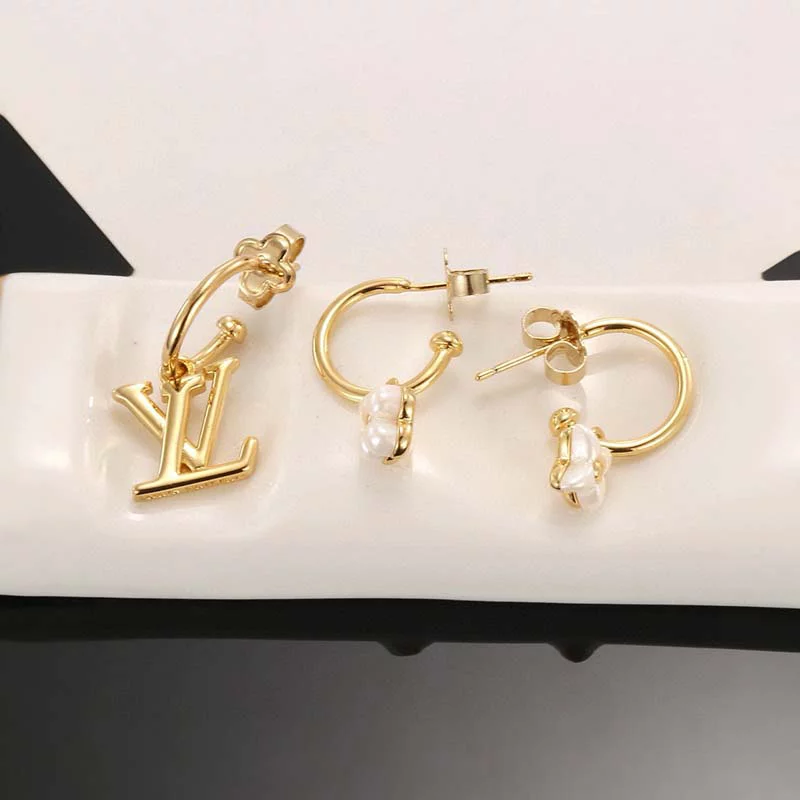 3-Piece Set Elegant Flowers Earrings ED-931311