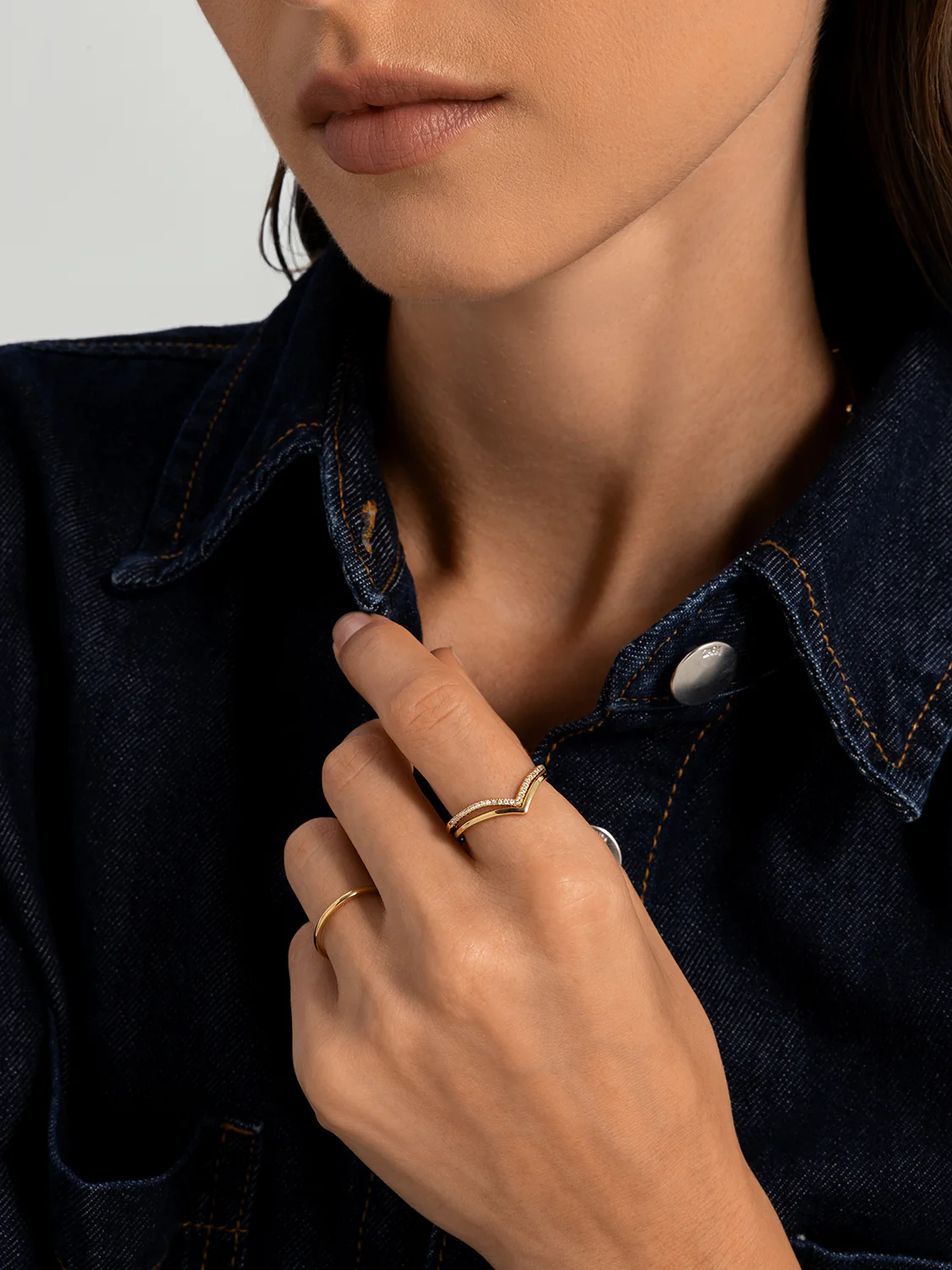 Delicate Wishbone Stacker Set