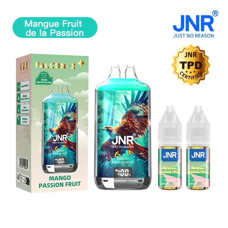 JNR Falcon X⁺ (Falcon X Plus) 28000 Puffs - Kit Pod Remplissable et Rechargeable - Vape Grok