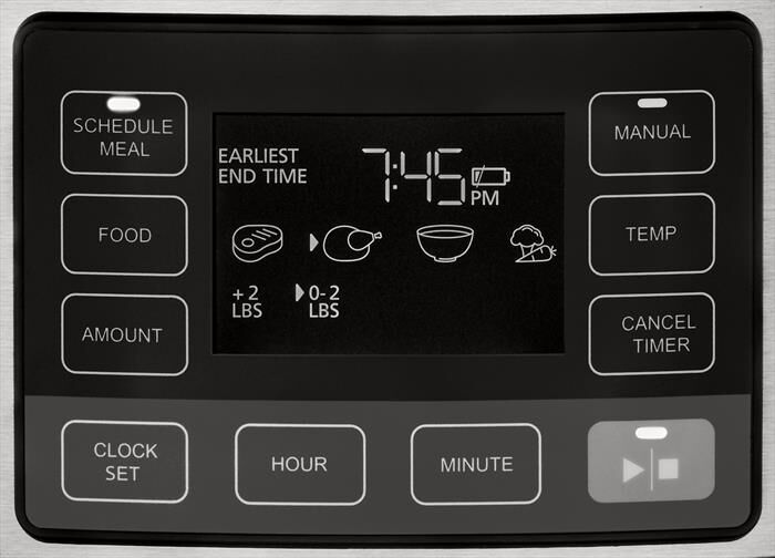 Crock Pot - SLOW COOKER 5,6 LT TIME SELECT-Silver