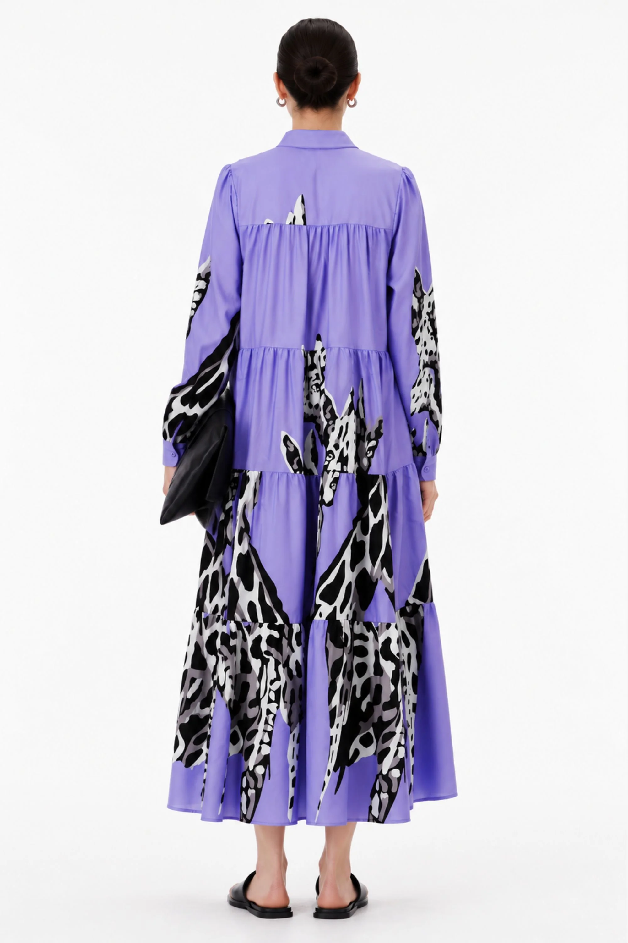 Purple Safari Tier Dress