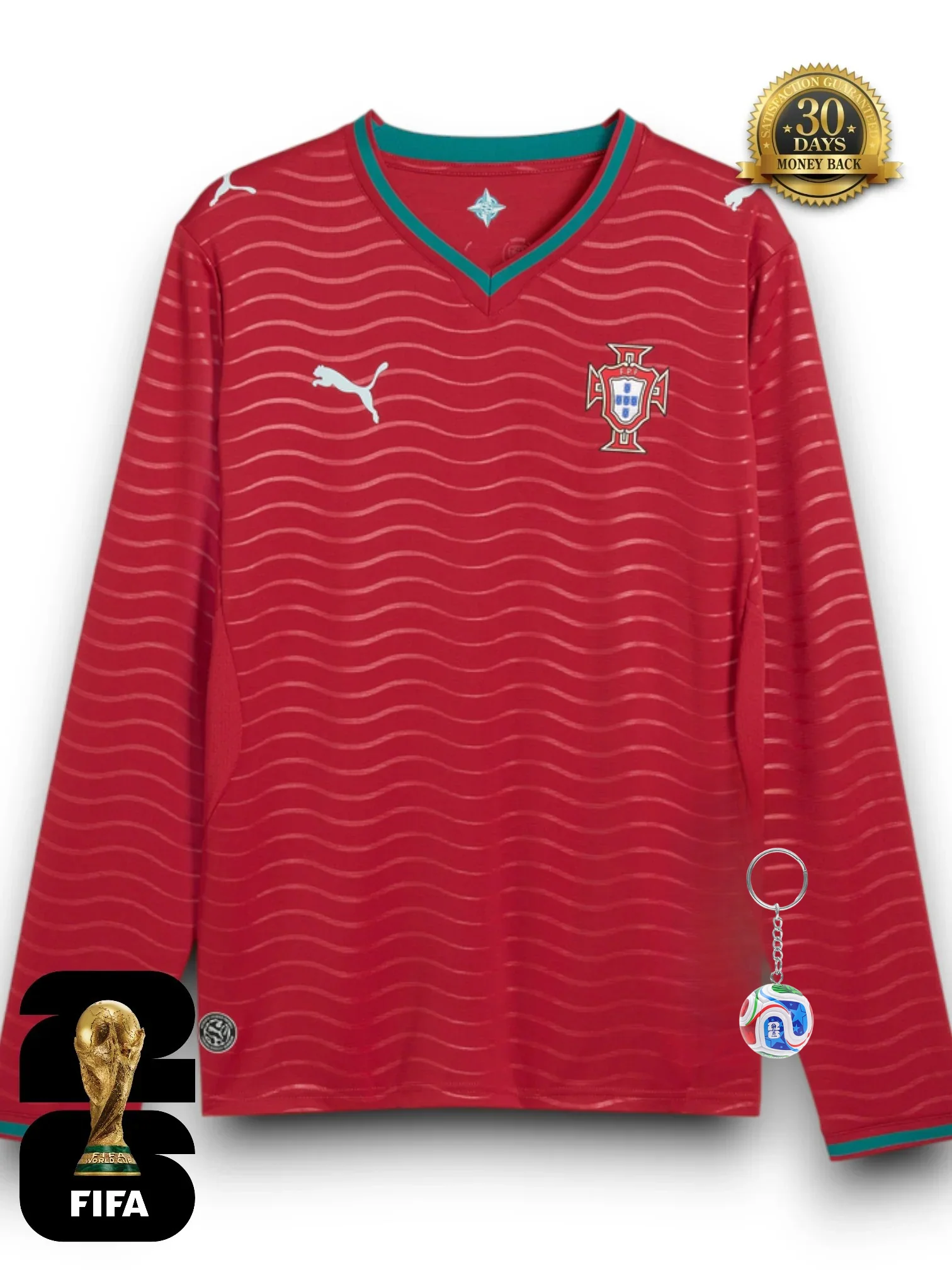 Portugal World Cup 2026 Jersey - Long Sleeve