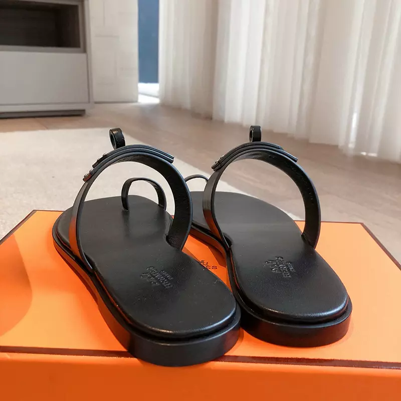 Fashion High Quality Real Leather Slippers LX-872307