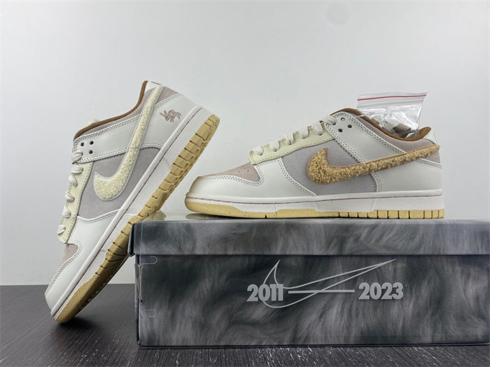 NK Dunk Low Retro PRM Year of the Rabbit Fossil Stone FD4203-211