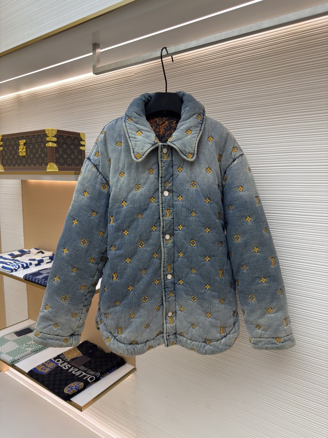 LV  Embroidered Cotton Jacket