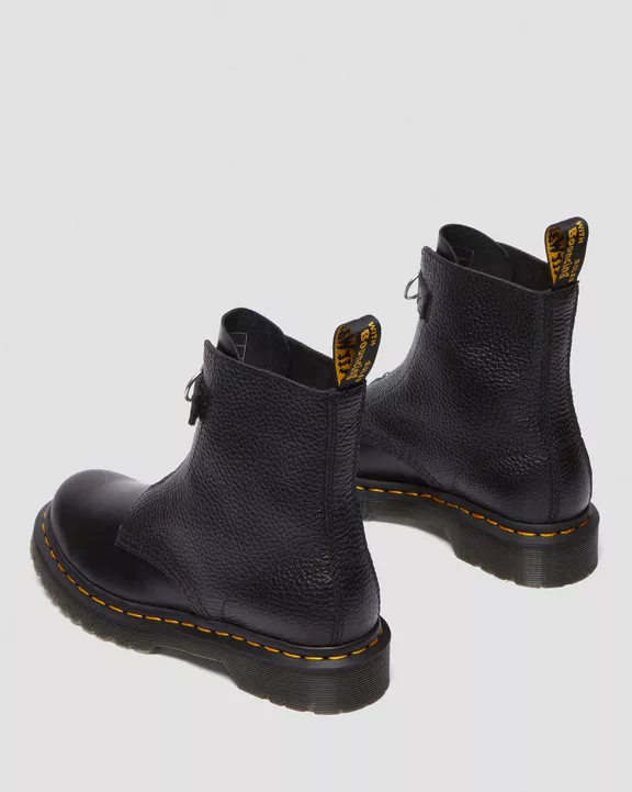 1460 Pascal Front Zip Leather Boots