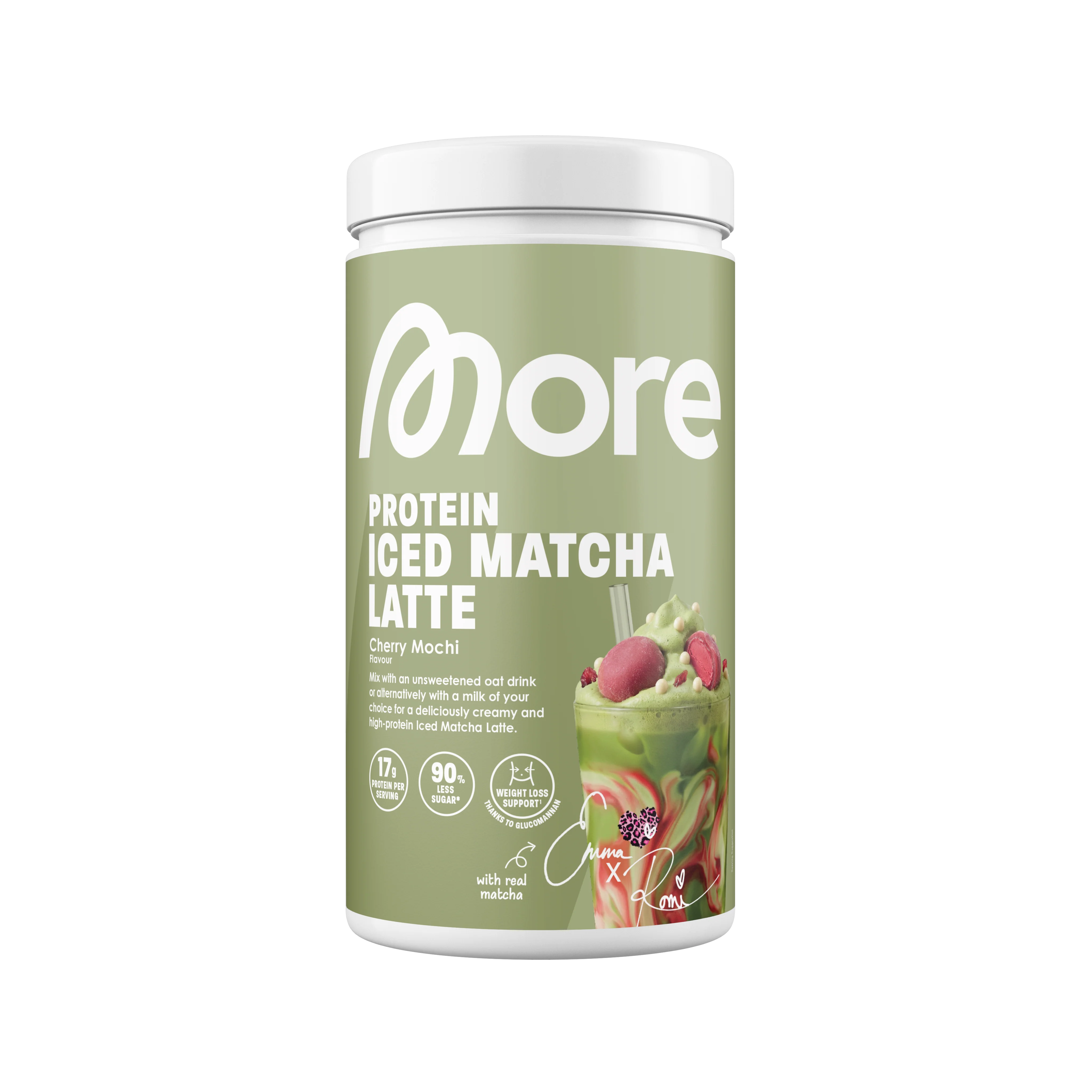 More Protein Iced Matcha Latte