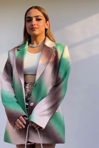 Nature's Palette Oversized Blazer
