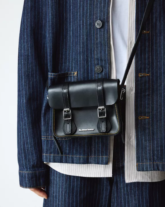 7 Inch Leather Crossbody Bag