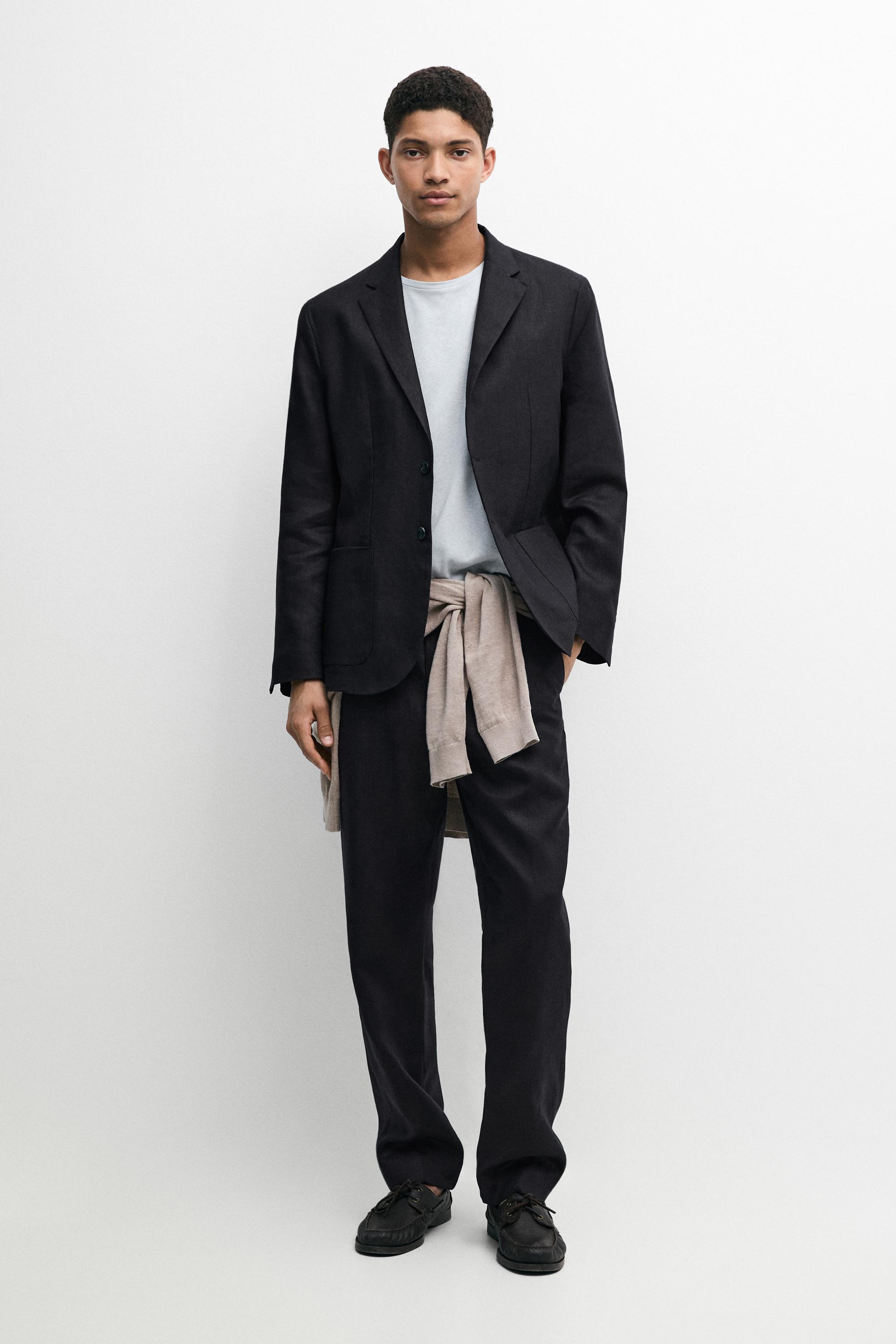 Americana traje 100% lino
