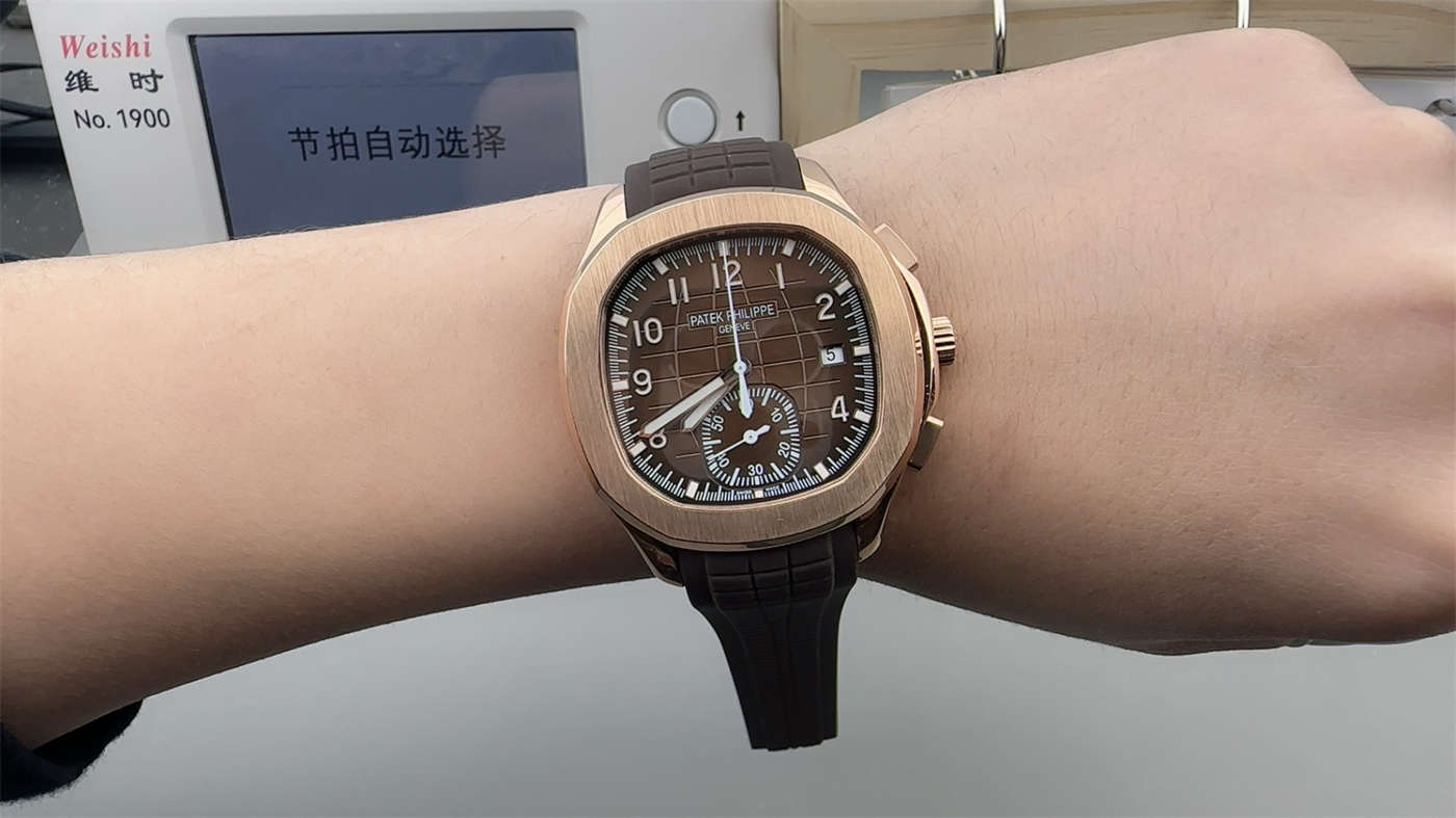 3KF Patek 5968R – Premium Rose Gold Aquanaut Chronograph Replica