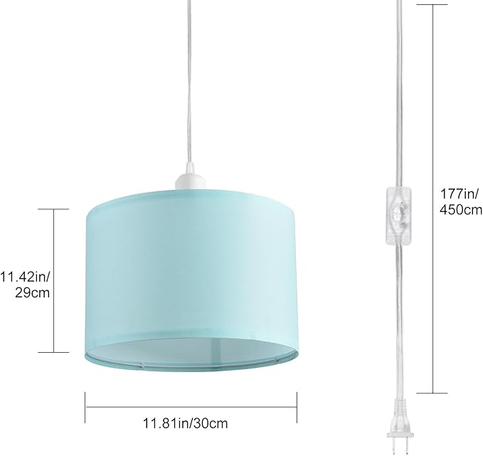 LUMISCAPE 2 Pack Plug in Pendant Light