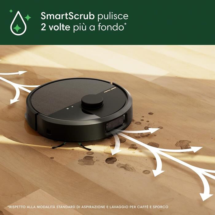 iROBOT - Aspirapolvere ROOMBA PLUS 505 COMBO AUTOWASH DOCK-Black