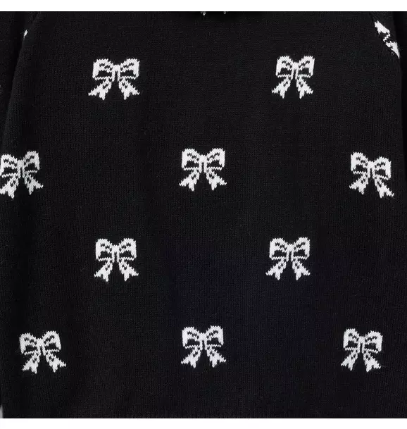 Bow Puff Sleeve Sweater