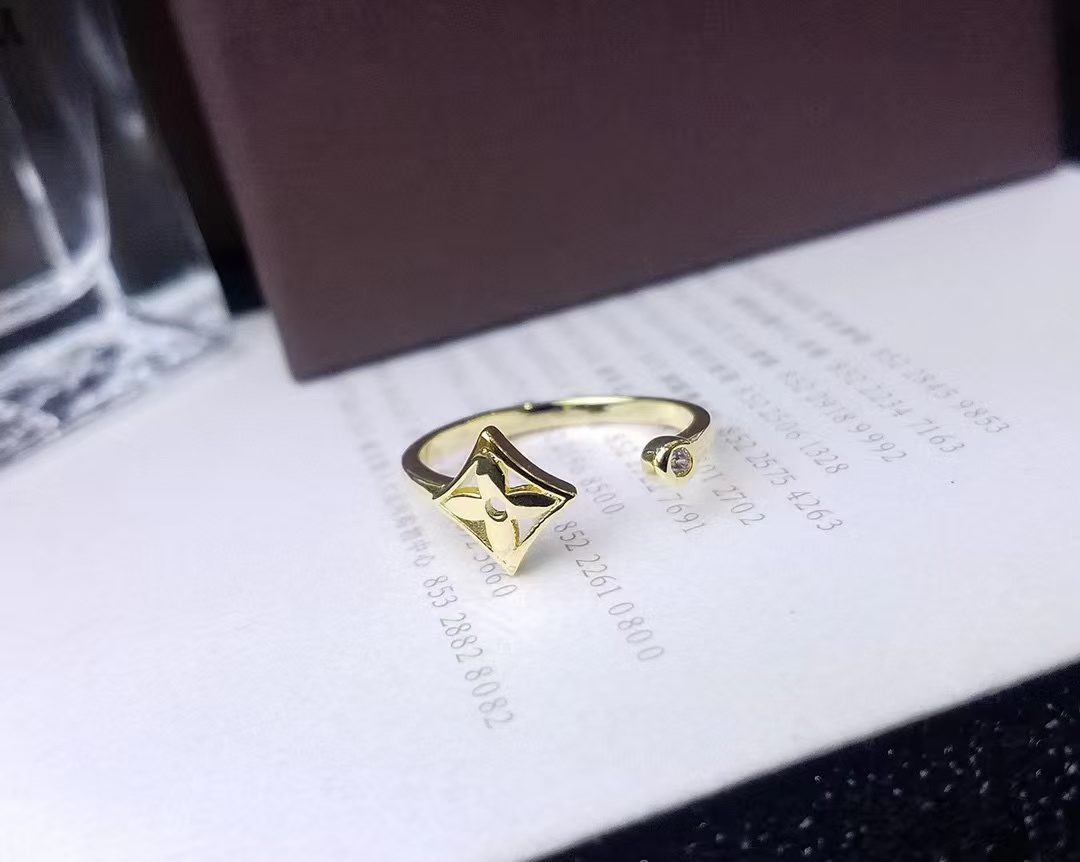 Fashion Flowers Diamond Non allergic open-ended Ring JZ-914027