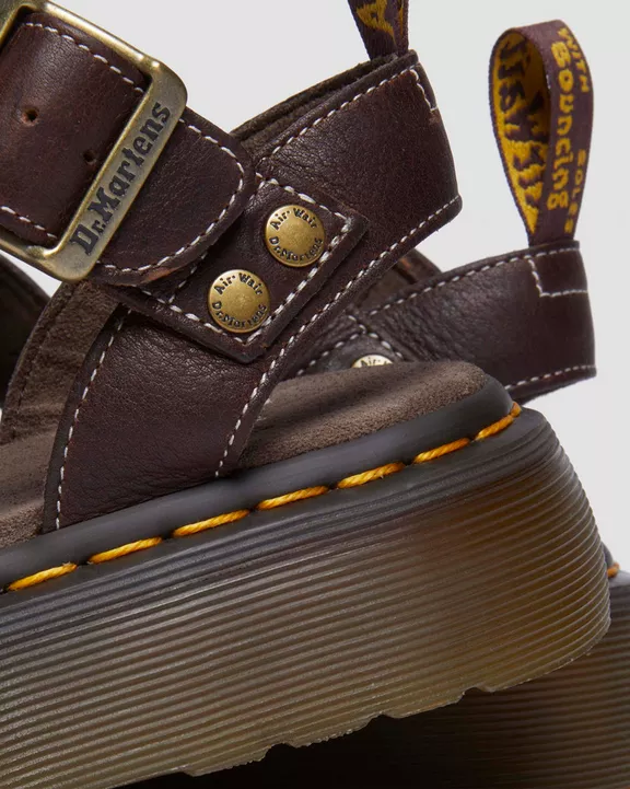 Gryphon Quad Grizzly Leather Sandals