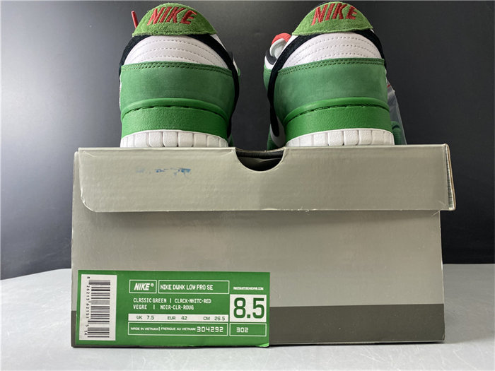NK Dunk SB Low Heineken 304292-302