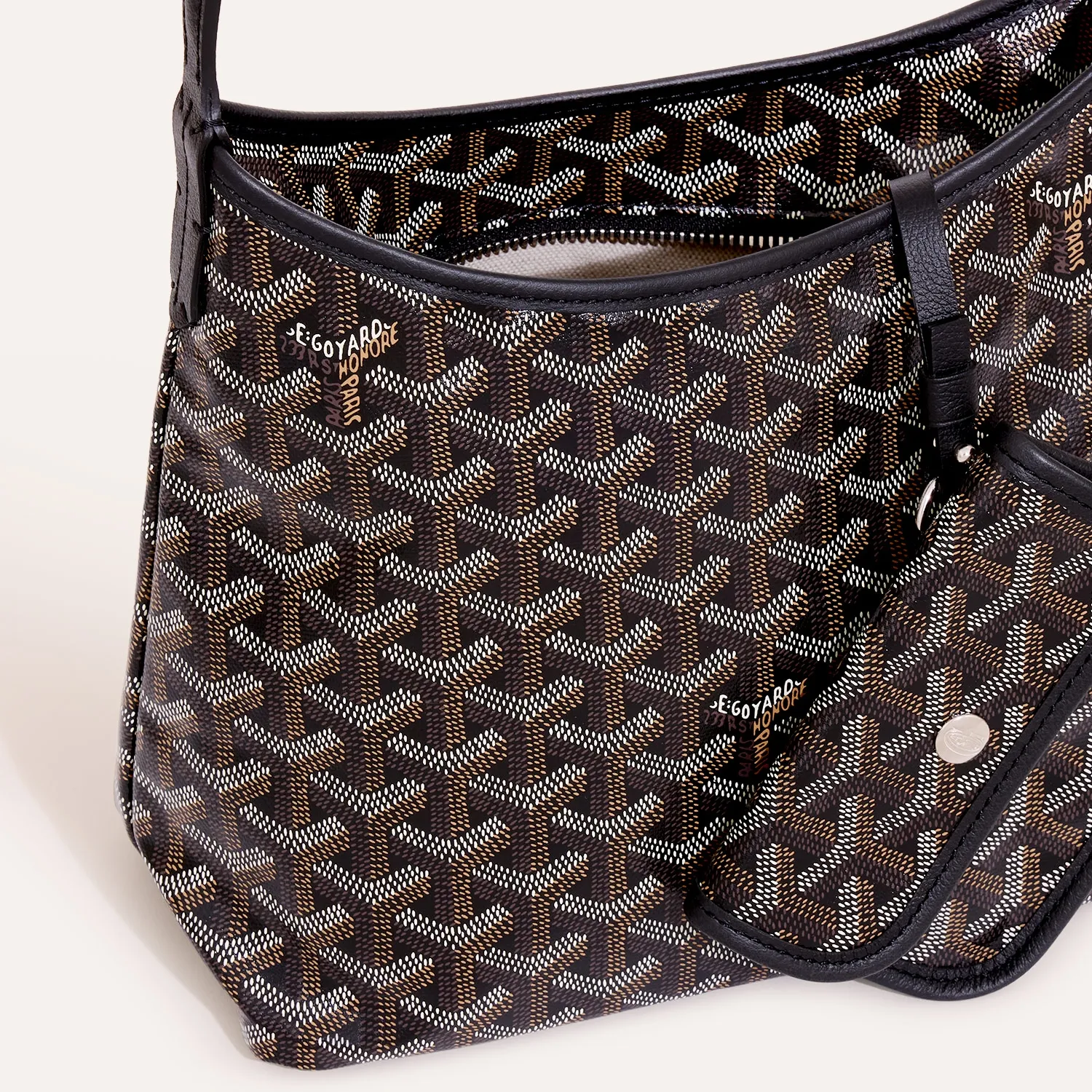 Goyard BOHEMEMINTY01CL01P Hobo Bohème Mini bag Black L 29 * W 11 * H 18.5(cm)