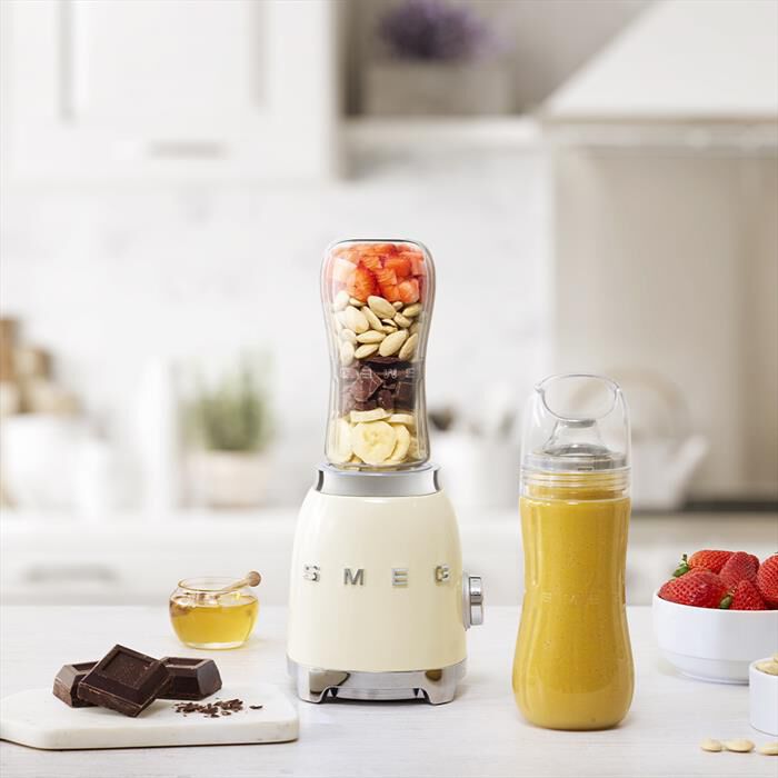 SMEG - Frullatore Compatto 50's Style- PBF01CREU-Panna