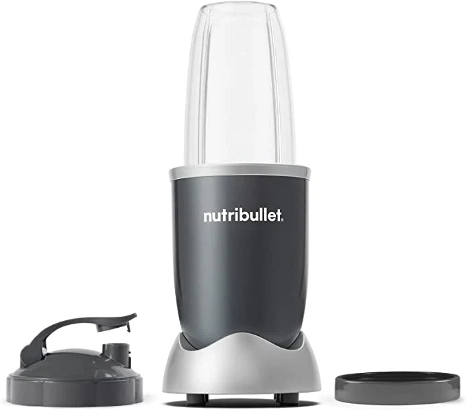 nutribullet personal blender for shakes, smoothies, food prep, and frozen blending, 24 ounces, 600 watt, gray, (nbr-0601)