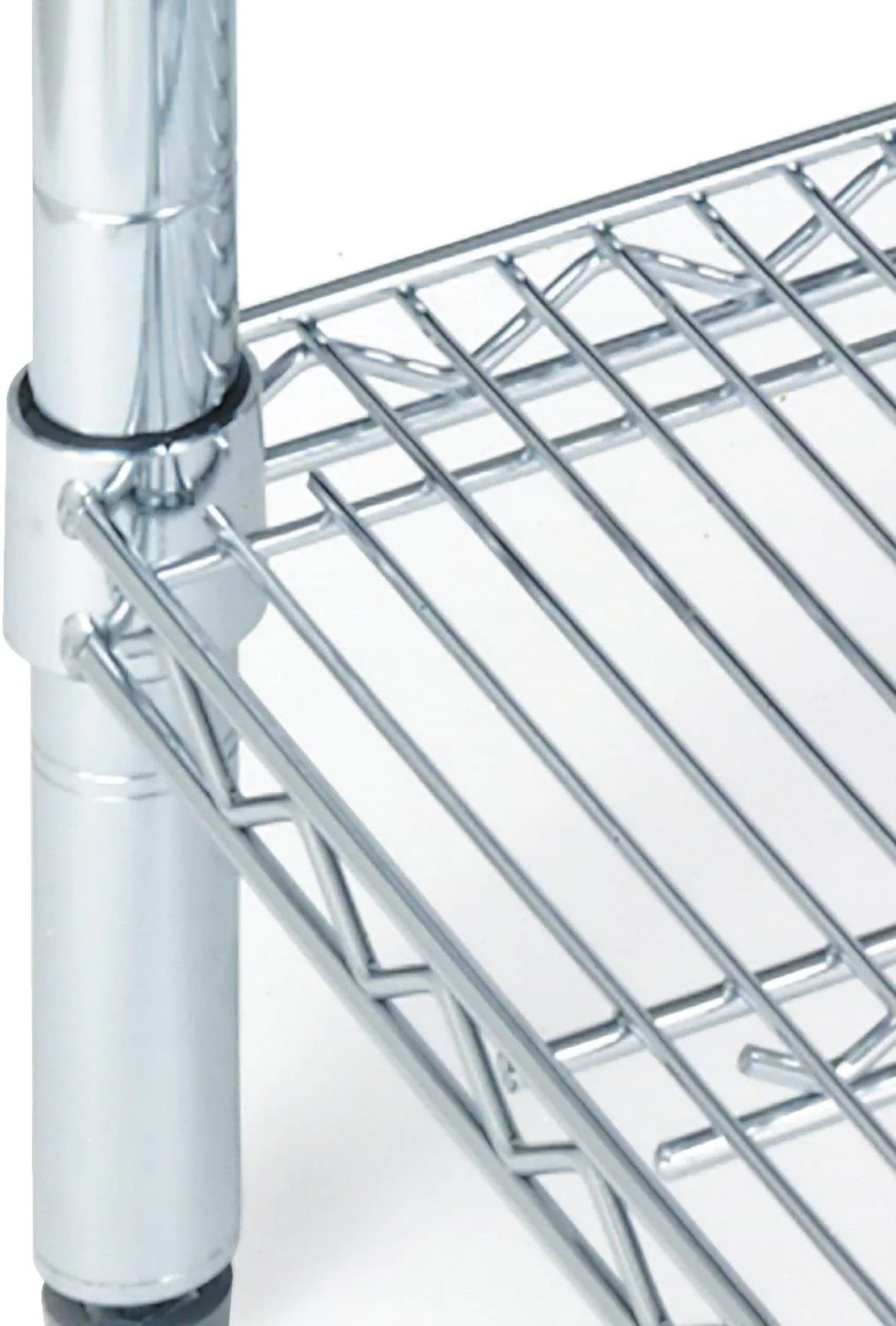 Stainless Steel Work Table with Wire Shelf 47''x 24''x 35'', 1'' Post