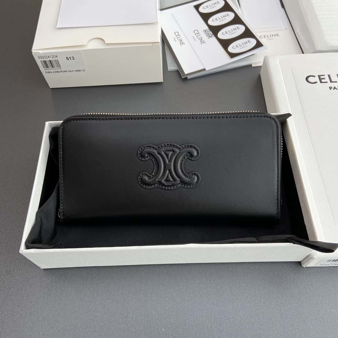 [Celine] New Popular Item: Large Zip Wallet Cuile Triomphe