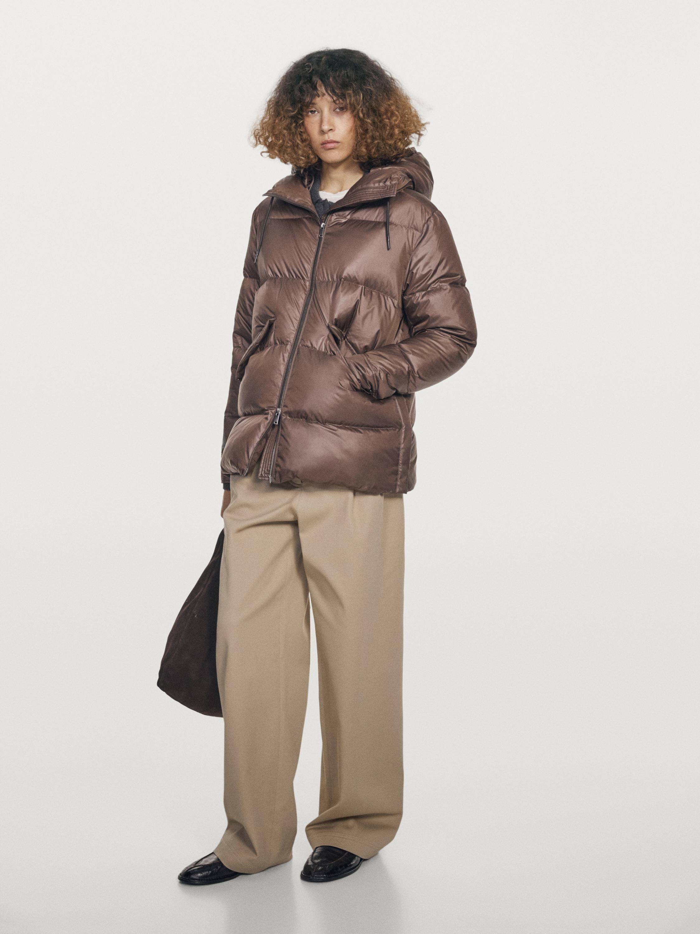 Chaqueta plumífero shiny water repellent