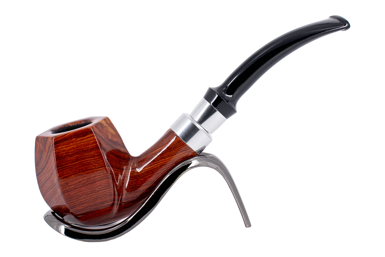 Smoke-King 9mm Rosewood Budget Pipe - Bent