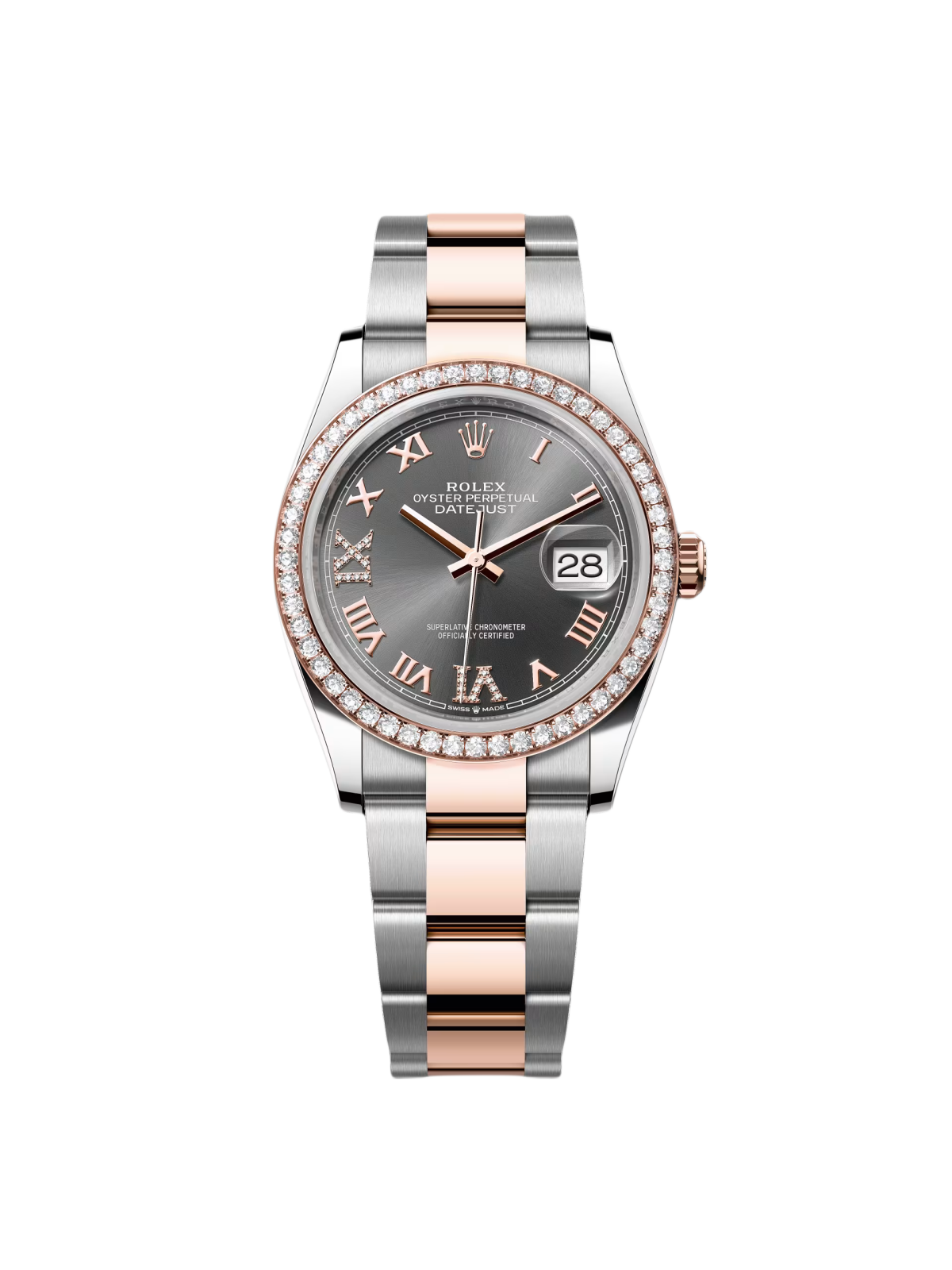 Rolex  Datejust 36mm 126281 Slate Dial Oyster Bracelet