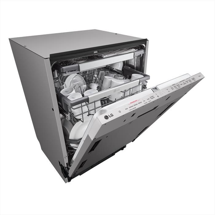 LG - Lavastoviglie QUADWASH DB475TXS Classe A 14coperti-Acciaio