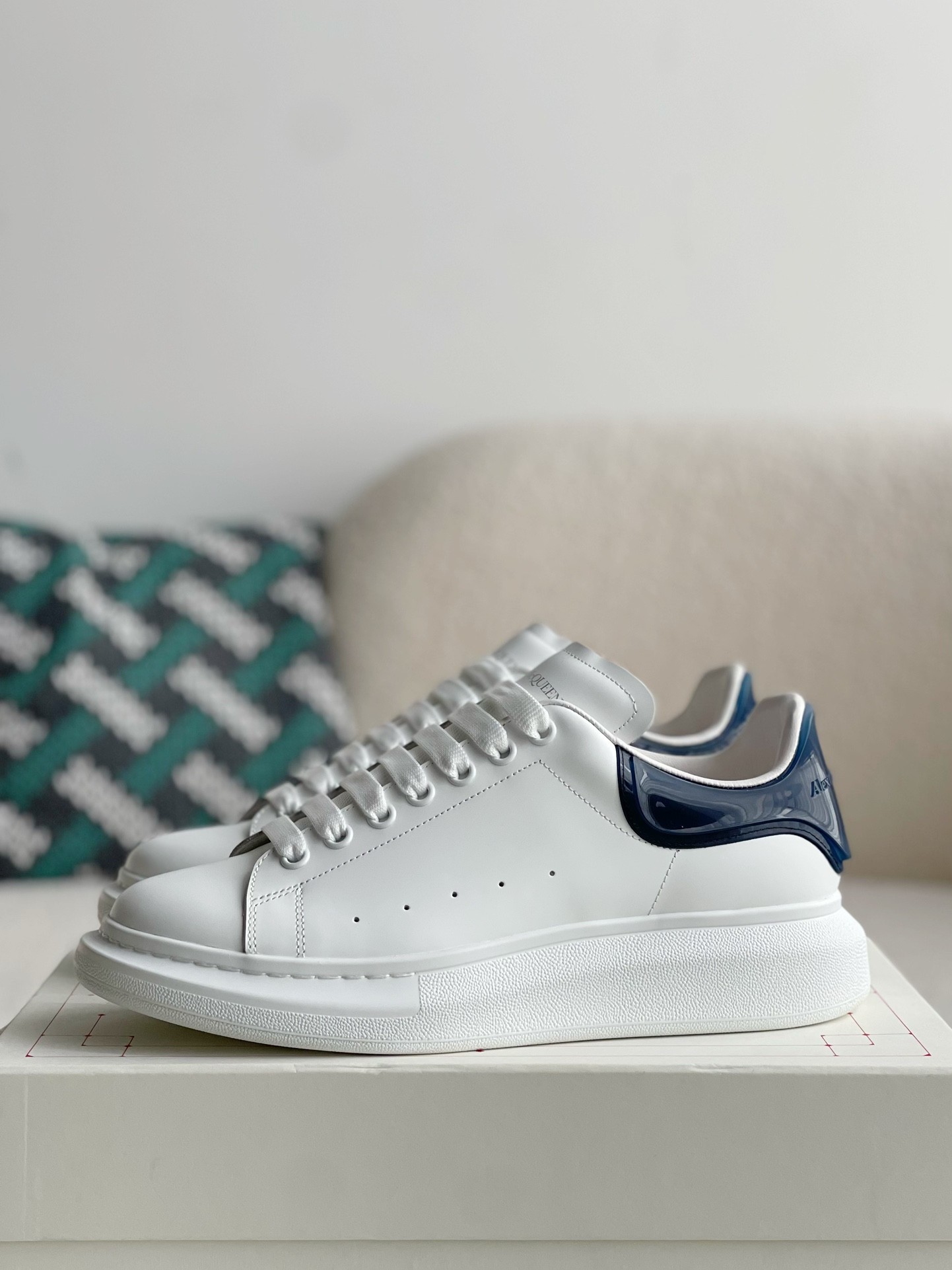 Alexander McQ MQ Jelly Dark Blue Tail Sneakers