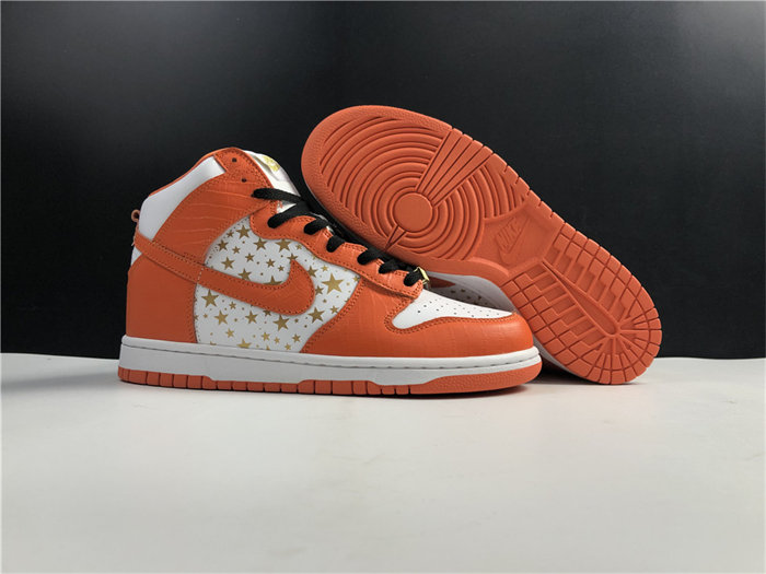 NK SB Dunk High Supreme Orange 307385-181