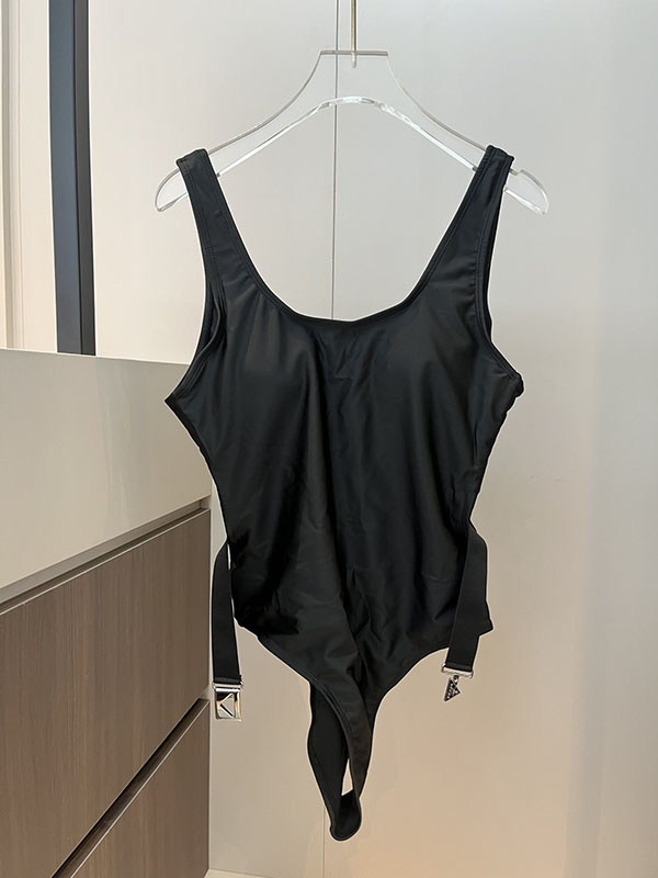 Classical Backless One-piece Swimsuit with Belt YY-925510