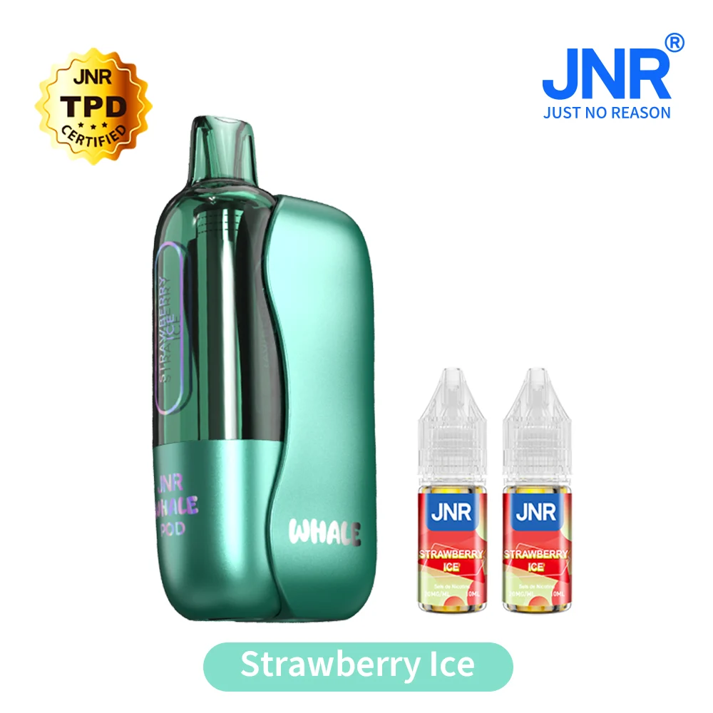JNR Whale 38K Puffs - Kit Pod Pré-rempli et Rechargeable - Vape Grok