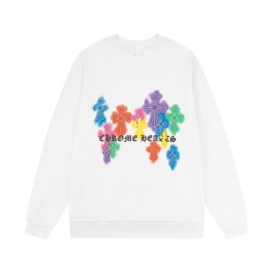 Chrome H Hoodies White