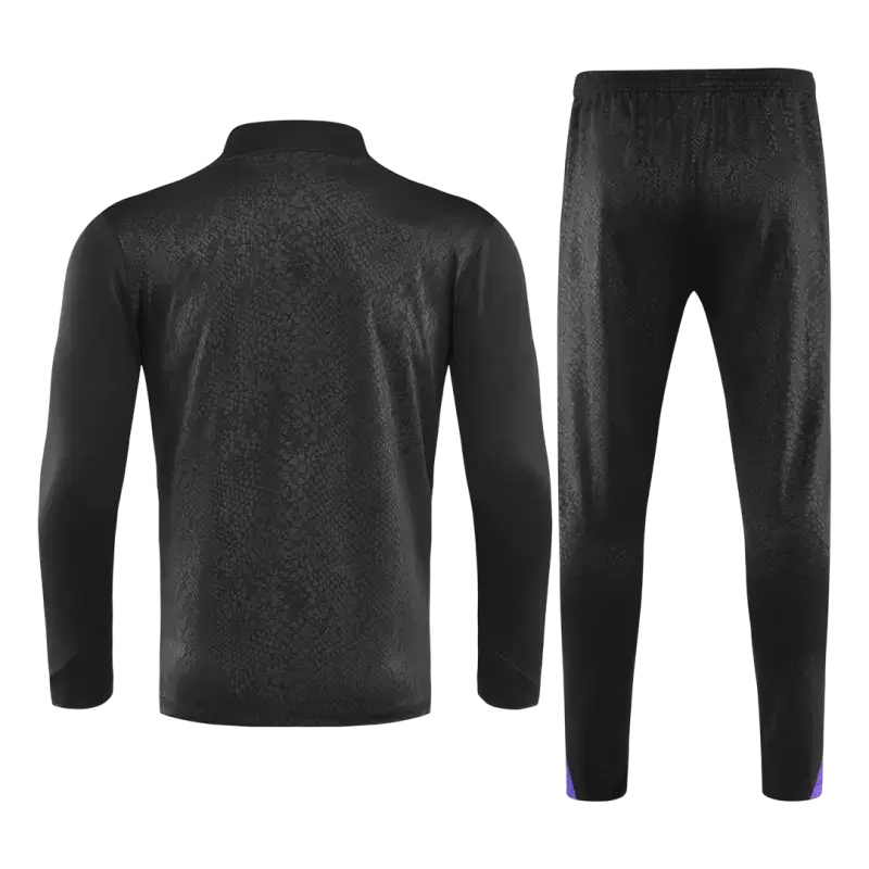 Barcelona 1/4 Zip Tracksuit 2025/26 Black