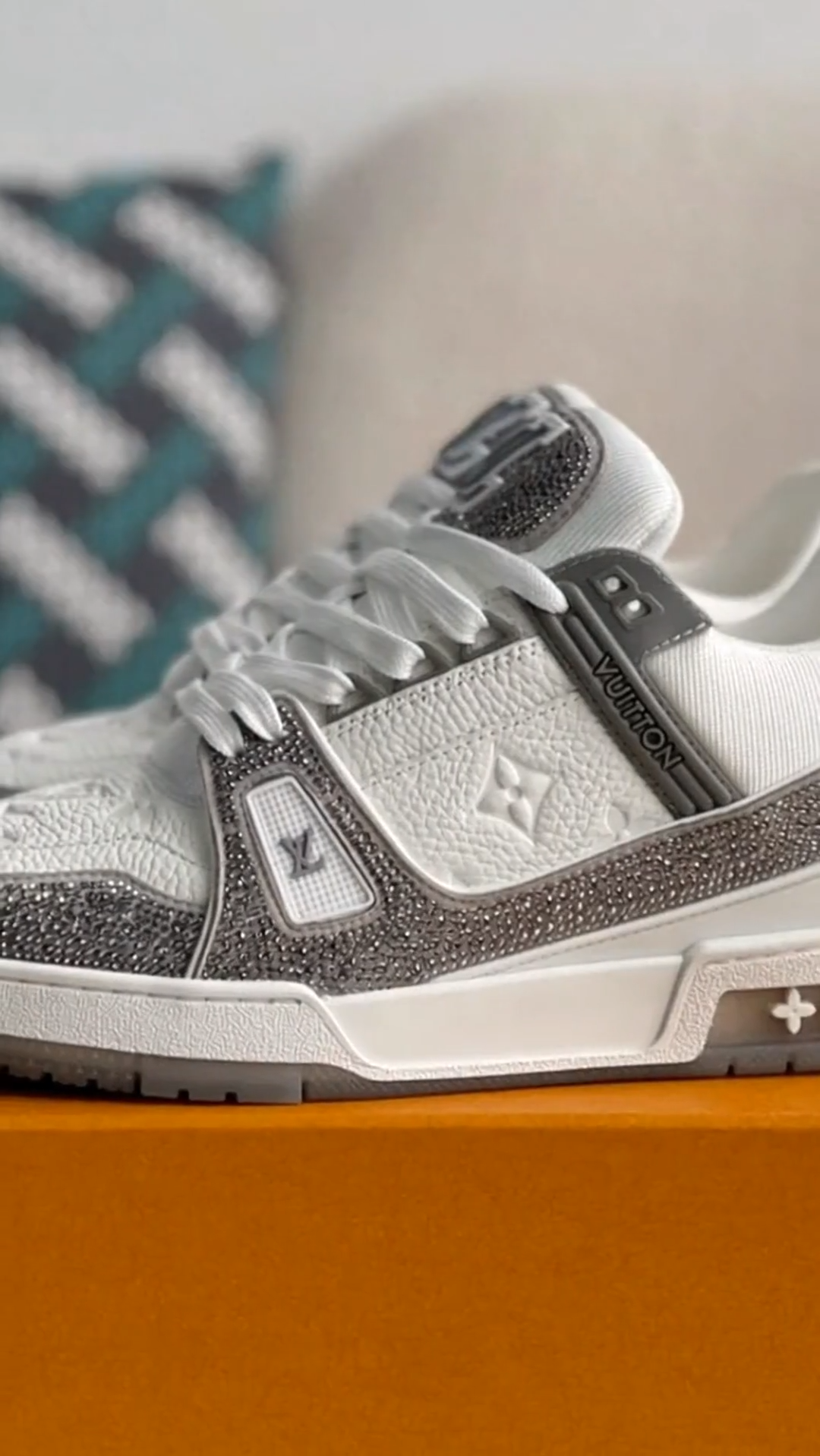 LV  Trainer Sneaker ‘Denim Monogram Grey Diamond’