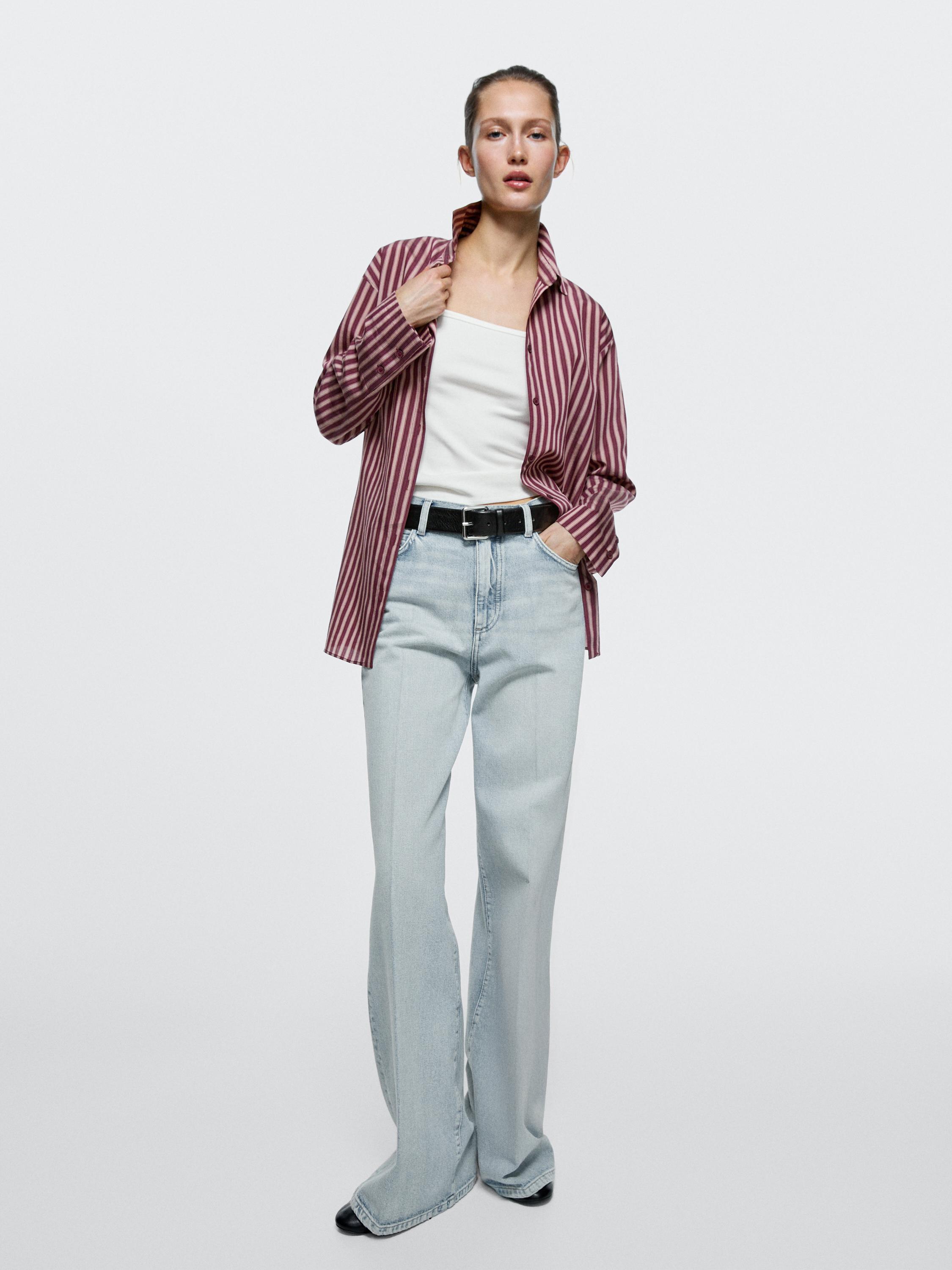 Jeans palazzo tiro alto