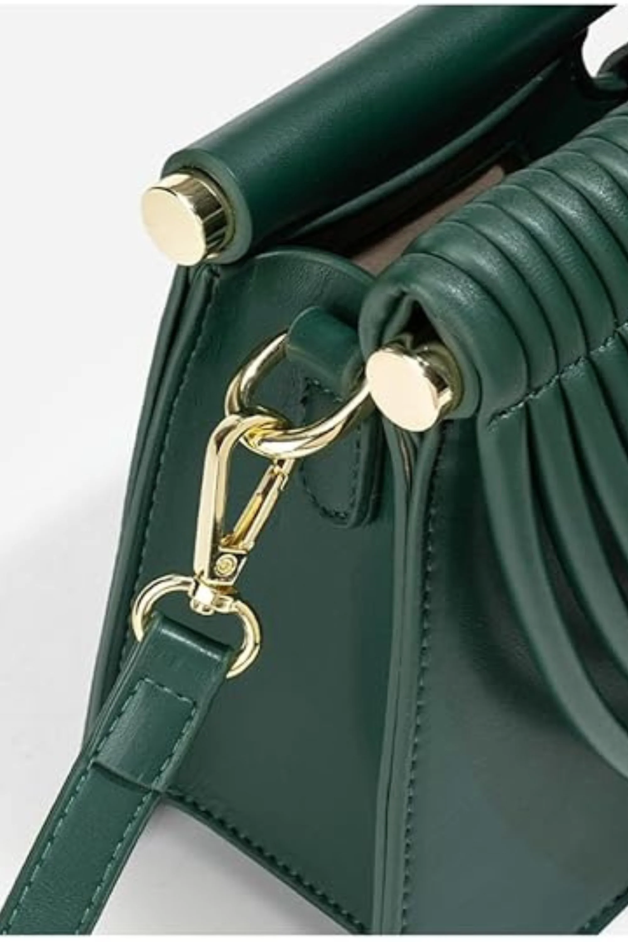 Emerald Arc Shoulder Bag