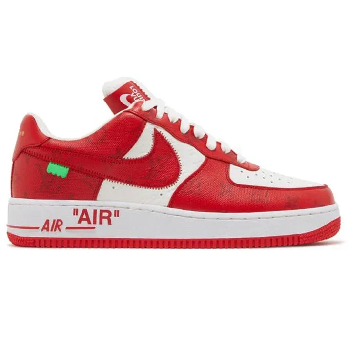 L.V x NK Air Force 1 Low ‘By Virgil Abloh White/Red’